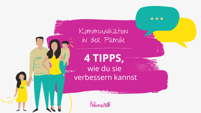 Offene Kommunikation in der Familie